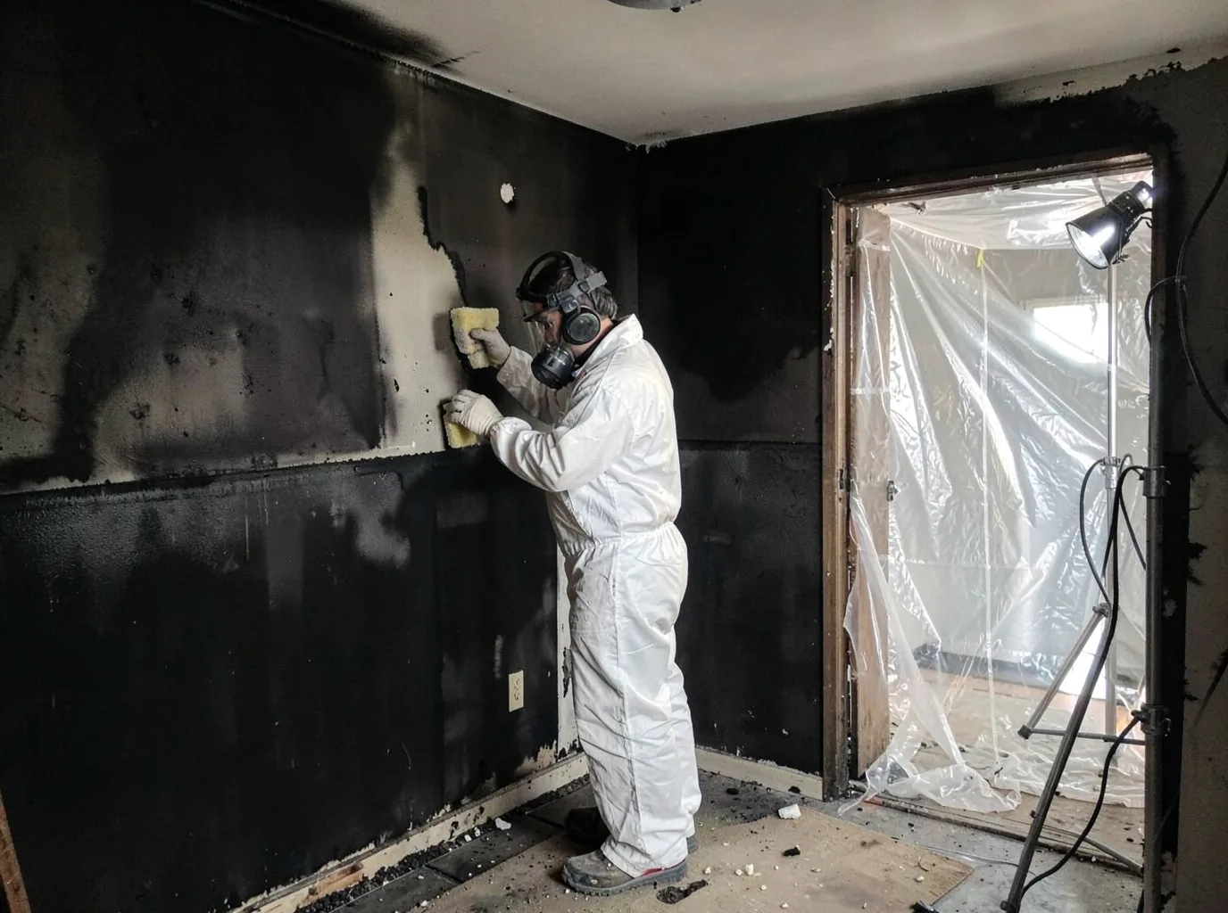 Fire Damage Restoration company in Horton, MI
